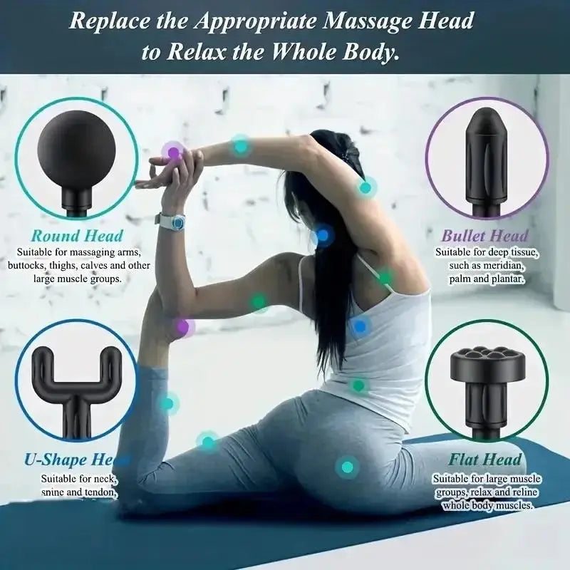 Mini Fascia Gun Wireless Massage Gun Muscle Relaxation Massage Equipment Neck Membrane Rob Cervical Spine Massage Instrument