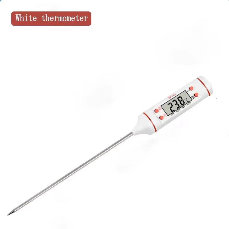1pcs Digital Meat Thermometer with Probe Instant Read Kitchen Supplies for Milk BBQ Liquid Cooking Food Safety Testing