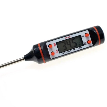 1pcs Digital Meat Thermometer with Probe Instant Read Kitchen Supplies for Milk BBQ Liquid Cooking Food Safety Testing
