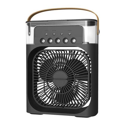 Spray small fan five hole humidification small refrigeration air conditioner mini fan water-cooled silent air cooler