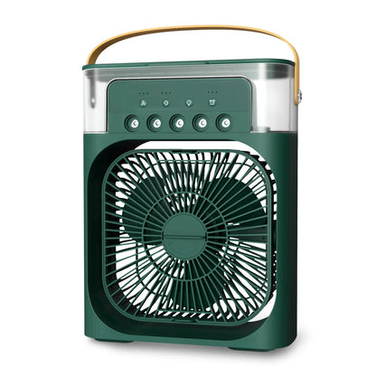 Spray small fan five hole humidification small refrigeration air conditioner mini fan water-cooled silent air cooler